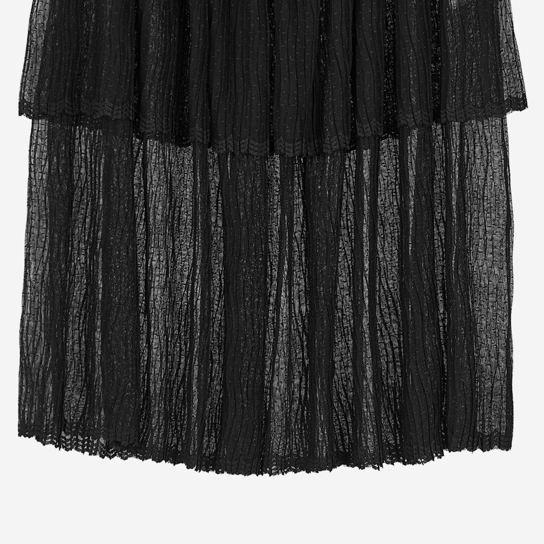 [FINAL SALE] WOMEN'S NIA LONG-LENGTH PLEATED SKIRT