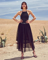 [FINAL SALE] WOMEN'S NIA LONG-LENGTH PLEATED SKIRT