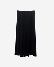 HICKORY PLEATED WRAP SKIRT