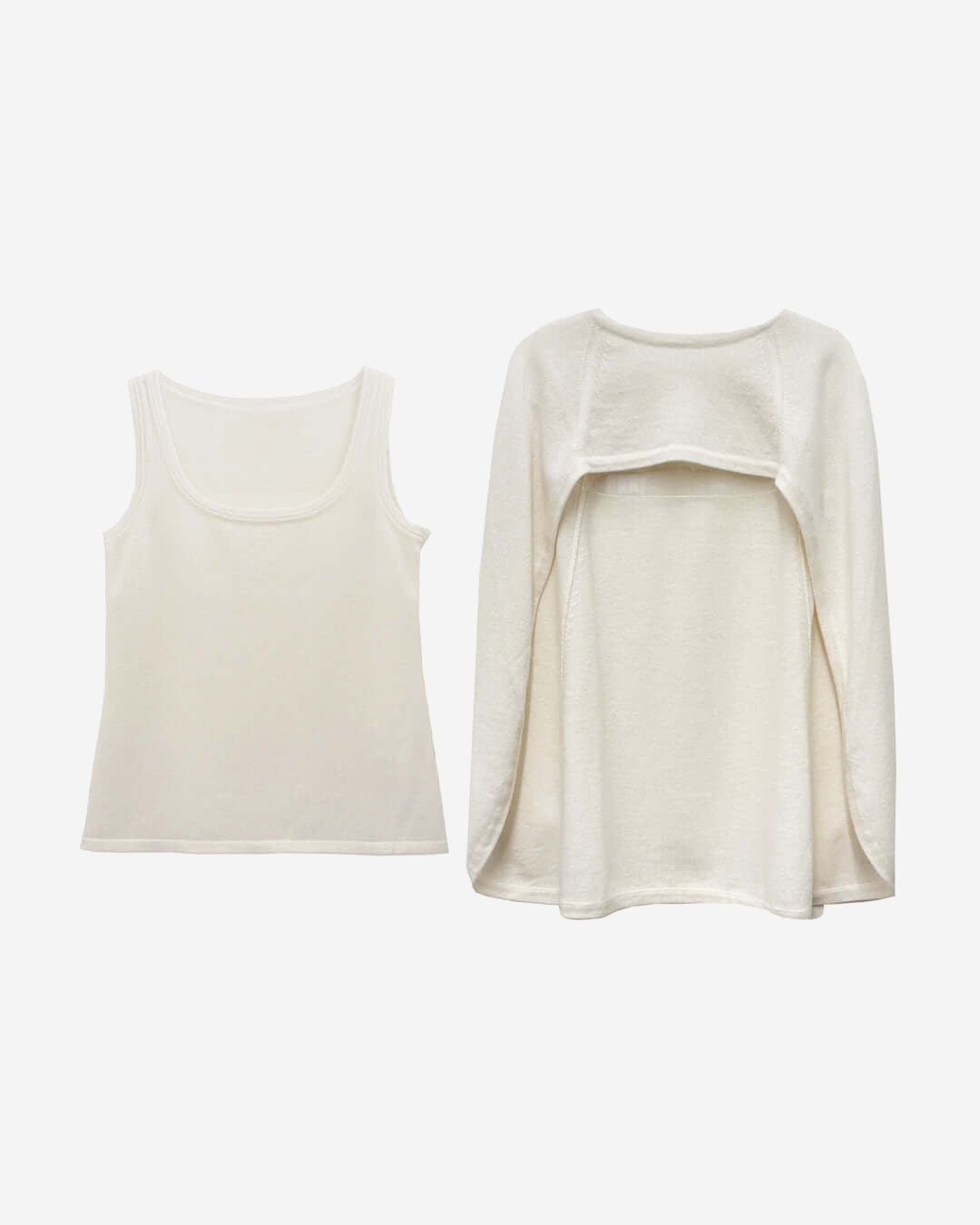 KNIT WILLOW CASHMERE CAPE & TOP SET