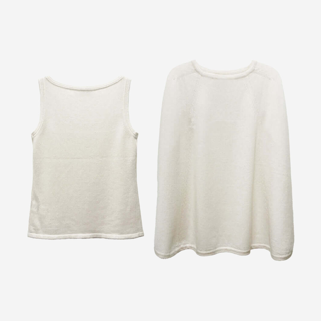 KNIT WILLOW CASHMERE CAPE & TOP SET