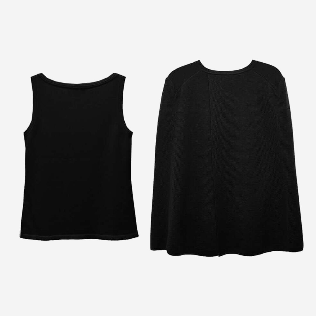 KNIT WILLOW CASHMERE CAPE & TOP SET