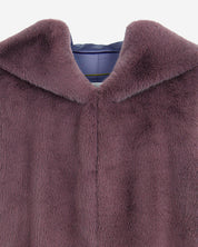 [PRIVATE] FAUX FUR LAON HOODED MAXI VEST
