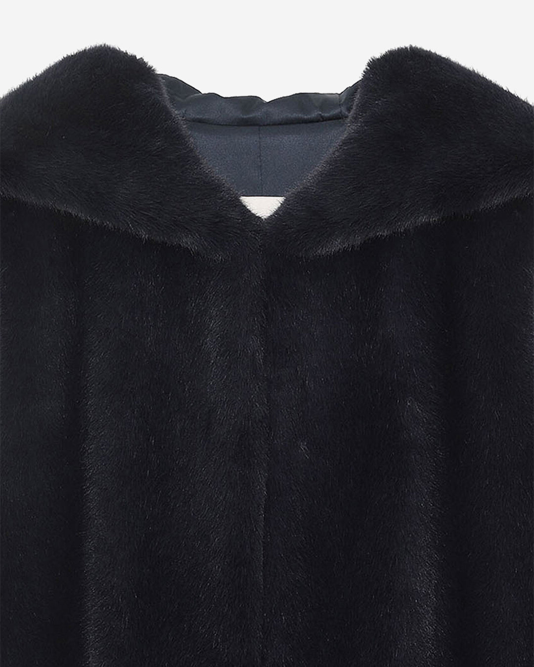 [PRIVATE] FAUX FUR LAON HOODED MAXI VEST