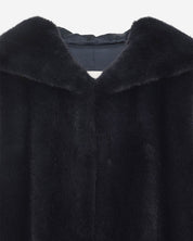 [PRIVATE] FAUX FUR LAON HOODED MAXI VEST