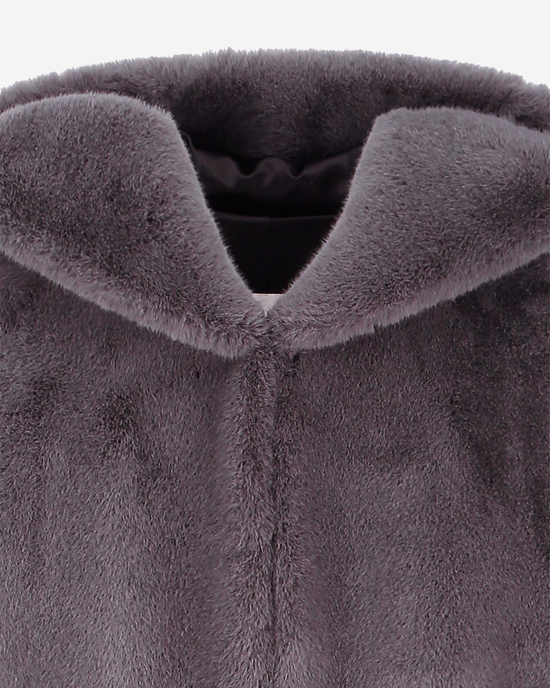 [PRIVATE] FAUX FUR LAON HOODED MAXI VEST