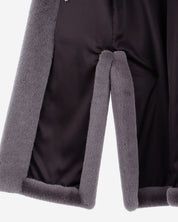 [PRIVATE] FAUX FUR LAON HOODED MAXI VEST