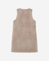 WOMEN'S FAUX FUR MRD LAON DRAWSTRING VEST