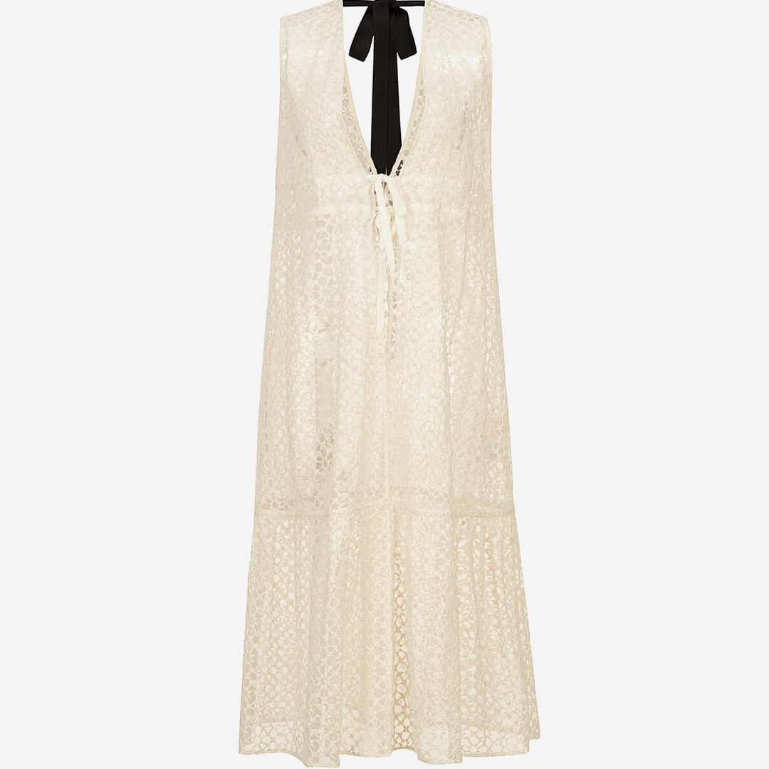WOMEN'S SÉE LACE LONG VEST GOWN