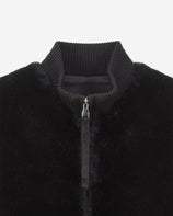 WOMEN'S FAUX FUR SOU HIGH-NECK VEST