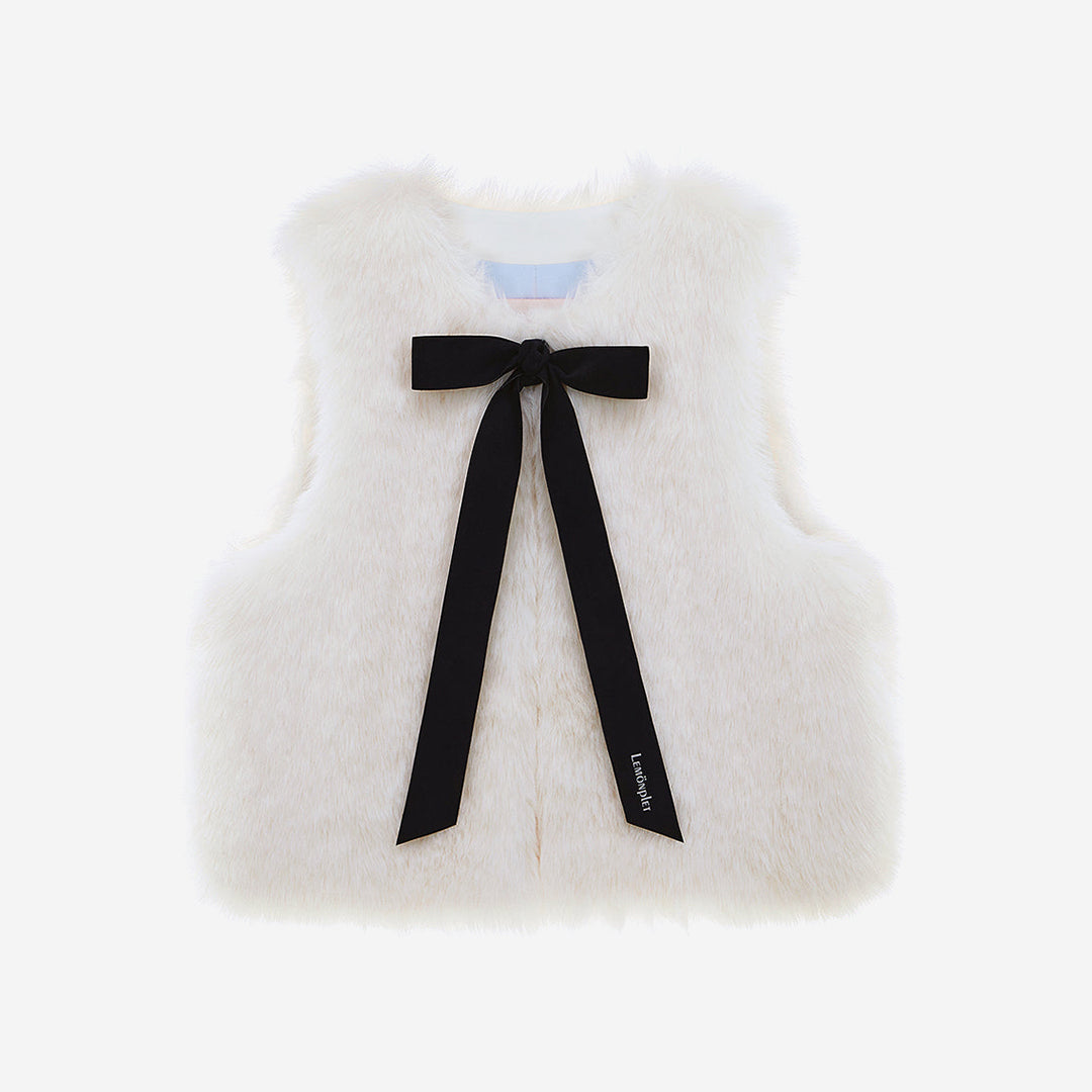 WOMEN'S FAUX FUR BLANCHE SHORT VEST
