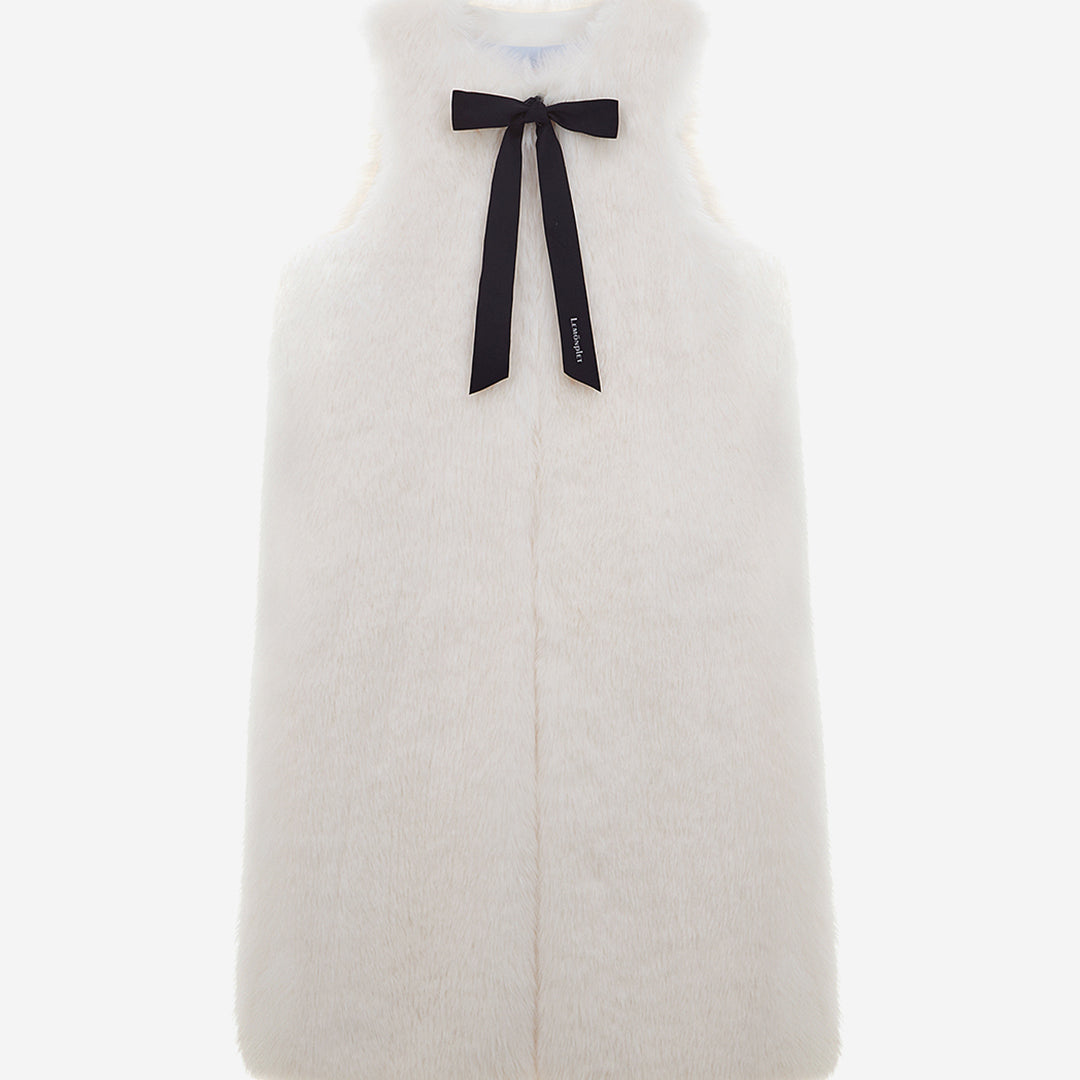 WOMEN'S FAUX FUR BLANCHE LONG VEST