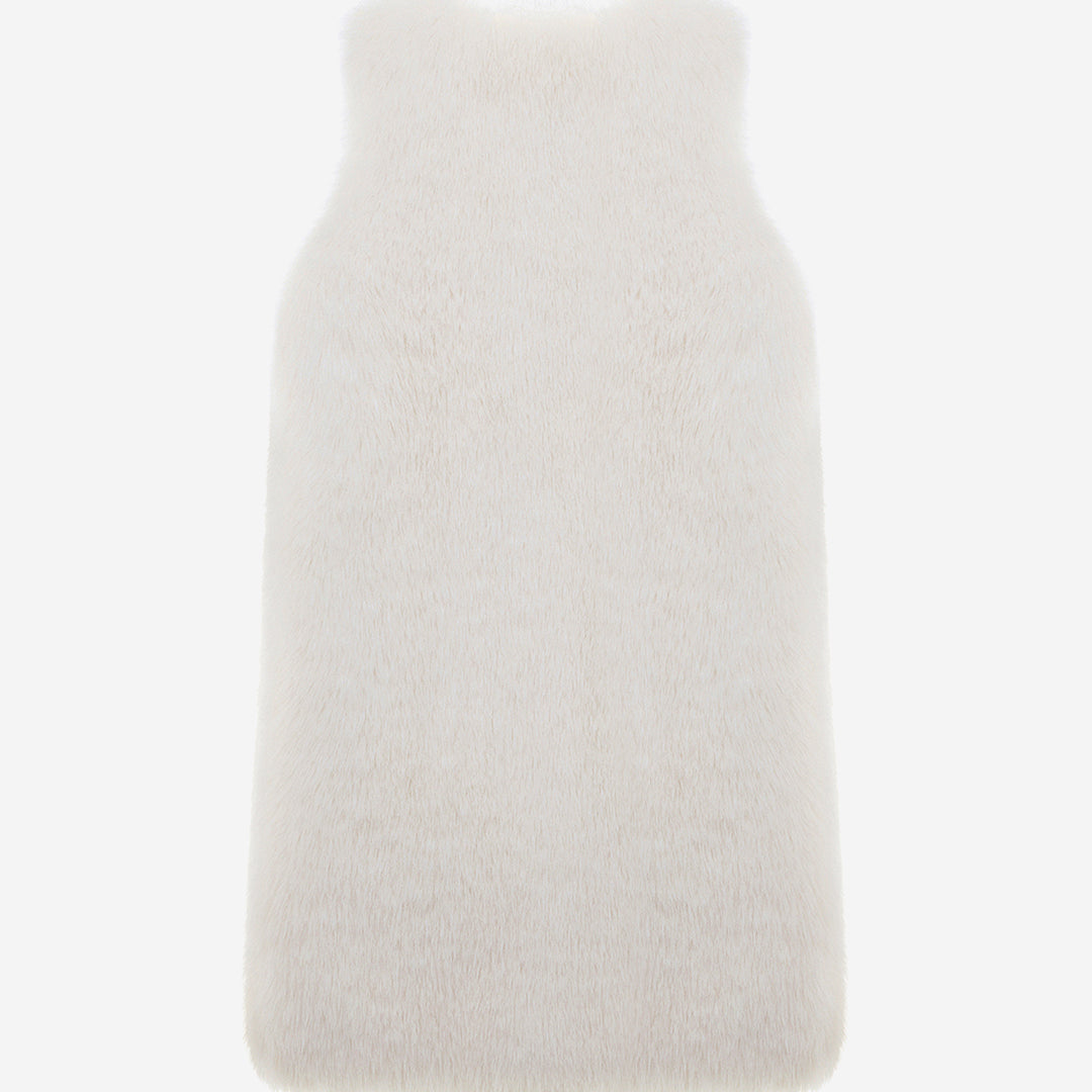 WOMEN'S FAUX FUR BLANCHE LONG VEST
