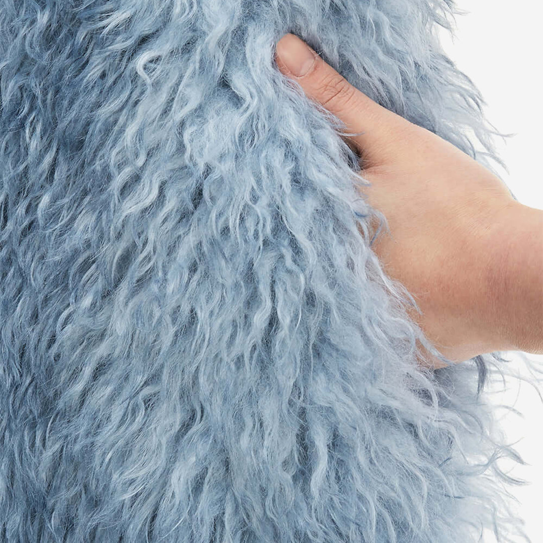 WOMEN'S FAUX FUR MORI MG V-NECK VEST