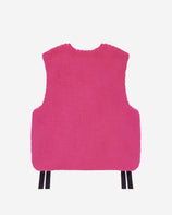 [PRIVATE] WOMEN'S FAUX FUR TIED KITTEN RIBBON VEST