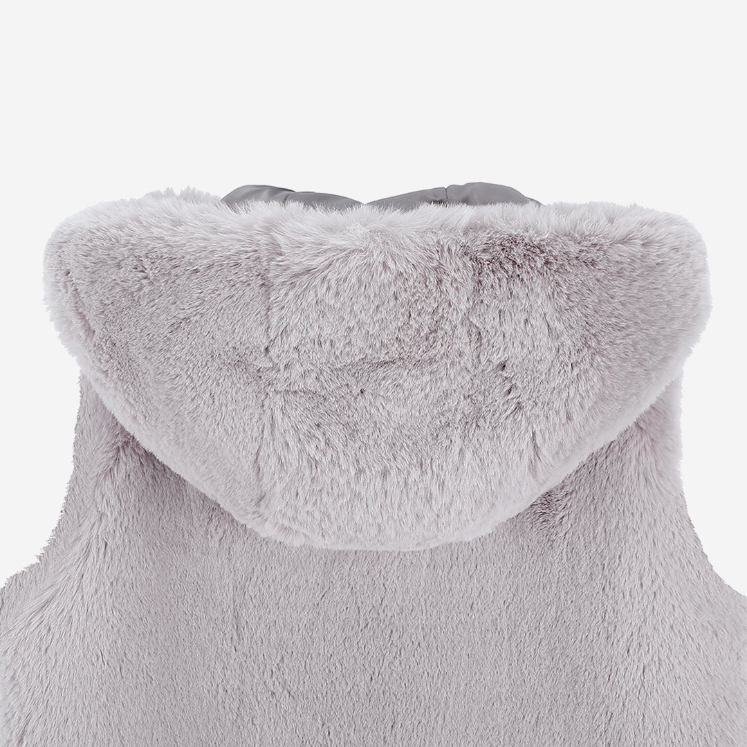 WOMEN'S FAUX FUR CUPID HOODED VEST