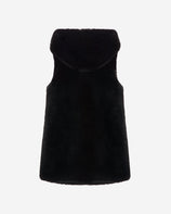 WOMEN'S FAUX FUR CUPID HOODED VEST
