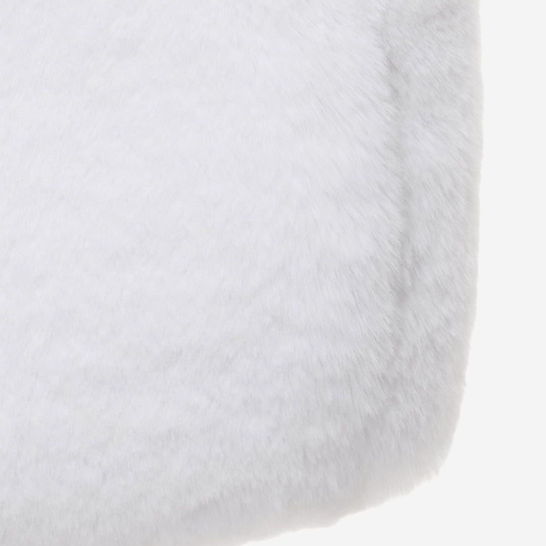 WOMEN'S FAUX FUR MINI KITTEN V-NECK VEST