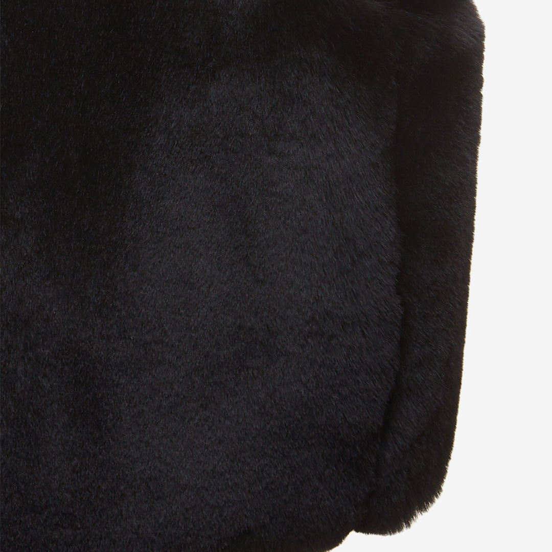 WOMEN'S FAUX FUR MINI KITTEN V-NECK VEST