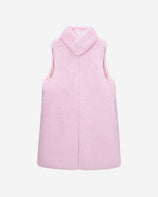 WOMEN'S FAUX FUR KUN MIDI VEST