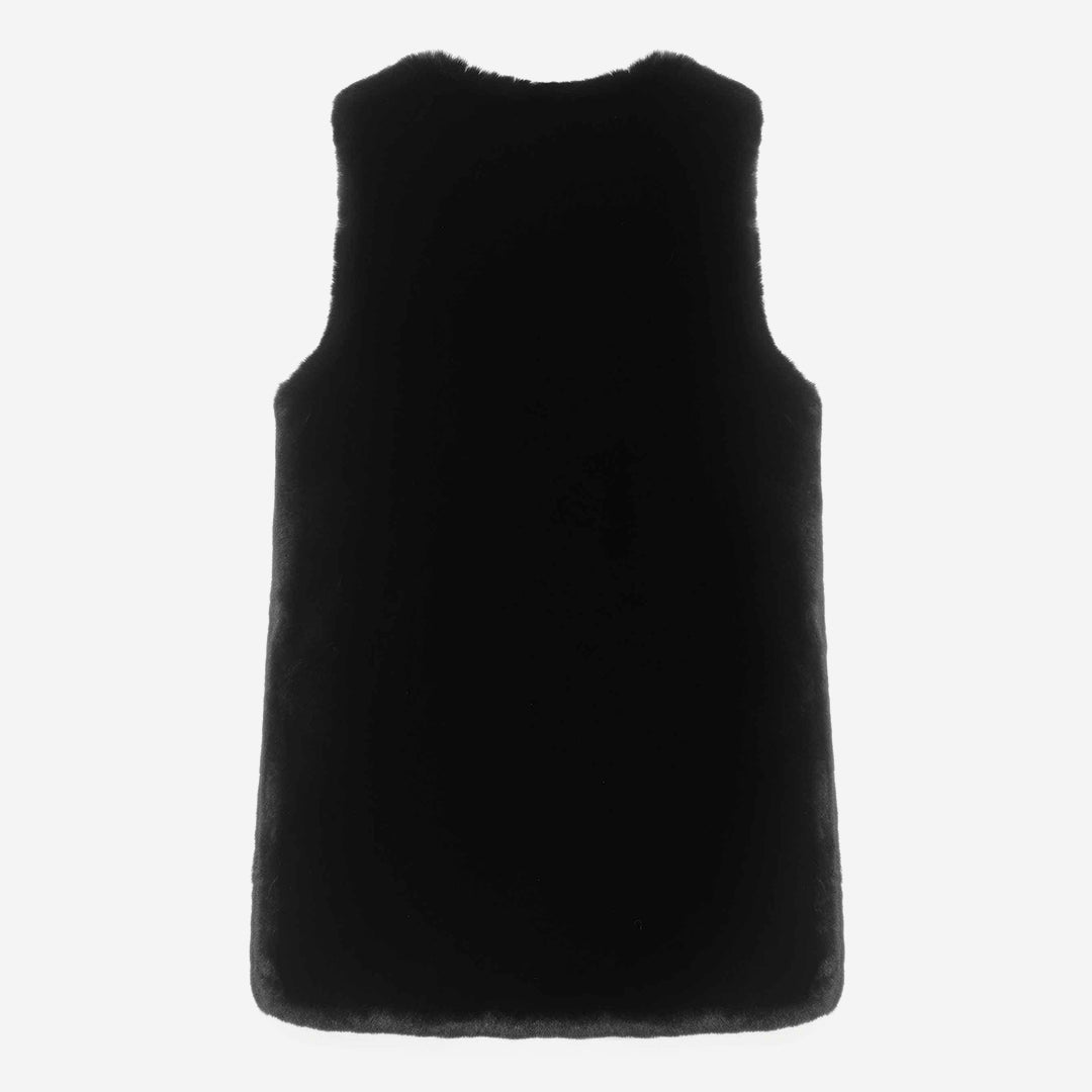 WOMEN'S FAUX FUR KUN MIDI VEST