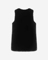 WOMEN'S FAUX FUR KUN MIDI VEST